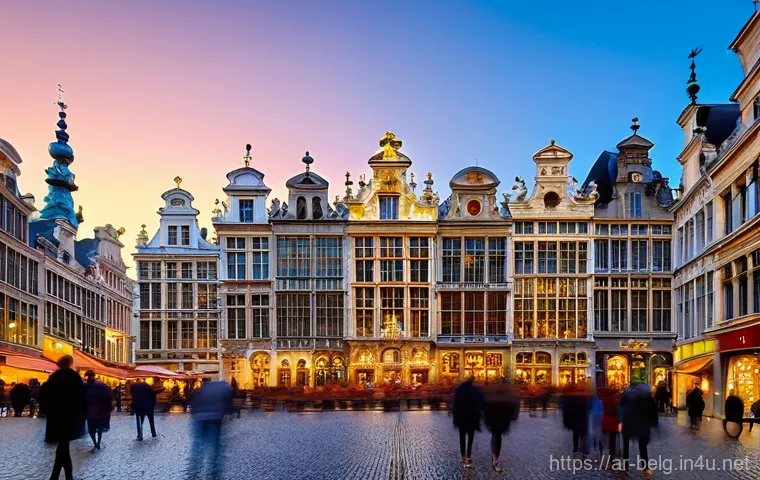 벨기에 관광지 - **Prompt:** "A serene and picturesque view of the canals in Bruges, Belgium, often called the 'Venic...